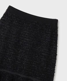 GRACE CONTINENTAL ツイードフレアニットスカート