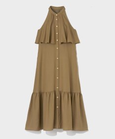 GRACE CONTINENTAL リネンライクホルタードレス