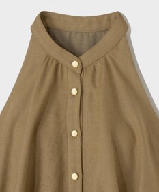 GRACE CONTINENTAL リネンライクホルタードレス