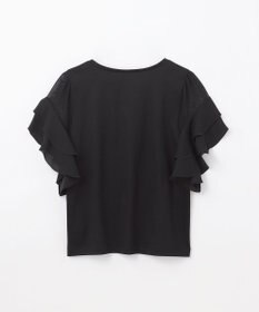 GRACE CONTINENTAL シアーフレアスリーブトップ