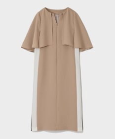 GRACE CONTINENTAL ケープレイヤードドレス