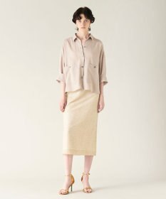 未使用 24AW GRACE CONTINENTAL グレースコンチネンタル コクーンシルエットシャツ ブラウス 0124341018 36 ホワイト レディース 古着 中古 コクーンシルエットシャツ / GRACE CONTINENTAL | GRACE