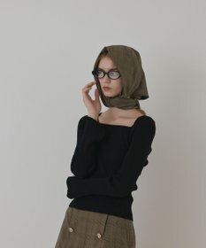 GRACE CONTINENTAL ハイゲージリブニットトップ