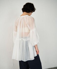 GRACE CONTINENTAL ギャザーカフタントップ