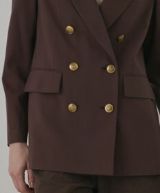 GRACE CONTINENTAL バックベンツダブルジャケット