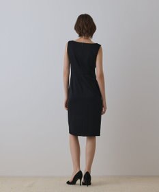 GRACE CONTINENTAL サテンクロスドレープワンピース