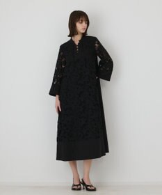 GRACE CONTINENTAL カットワークAラインワンピース