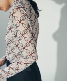 グレースコンチネンタル シャーリングプリントカットトップ シャーリングニットトップ / GRACE CONTINENTAL | GRACE