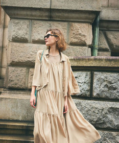 GRACE CONTINENTAL シアーポンチョシャツ