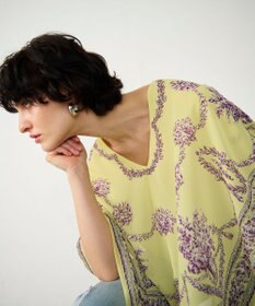 GRACE CONTINENTAL / グレースコンチネンタル スカーフプリントコンビトップ スカーフプリントコンビトップ / GRACE CONTINENTAL | GRACE