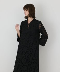 GRACE CONTINENTAL カットワークAラインワンピース