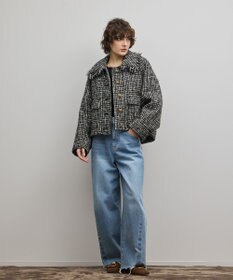 GRACE CONTINENTAL パディングツイードジャケット