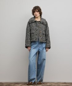 GRACE CONTINENTAL パディングツイードジャケット