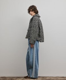 GRACE CONTINENTAL パディングツイードジャケット