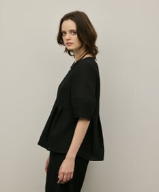 GRACE CONTINENTAL オーガンジージャガードトップ