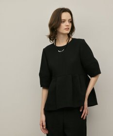 GRACE CONTINENTAL オーガンジージャガードトップ