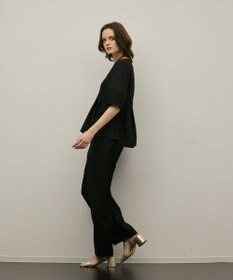 GRACE CONTINENTAL オーガンジージャガードトップ