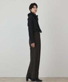 GRACE CONTINENTAL ウールタックワイドパンツ