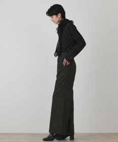 GRACE CONTINENTAL ウールタックワイドパンツ