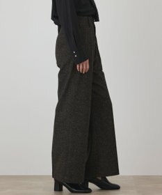 GRACE CONTINENTAL ウールタックワイドパンツ