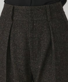 GRACE CONTINENTAL ウールタックワイドパンツ