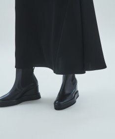 GRACE CONTINENTAL サテンミリタリーロングスカート