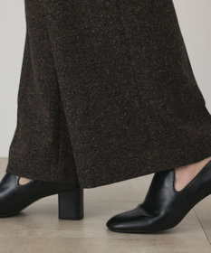 GRACE CONTINENTAL ウールタックワイドパンツ