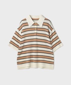 GRACE CONTINENTAL ボーダーニットトップ