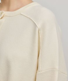 GRACE CONTINENTAL スウェットライクニットトップ