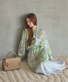 GRACE CONTINENTAL パリスカーフプリントスカート