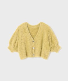 GRACE CONTINENTAL フェザースリーブニットカーディガン