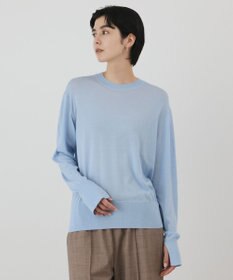 GRACE CONTINENTAL ウールシルククルーニットトップス