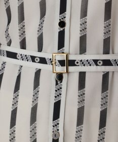 GRACE CONTINENTAL ハートストライプワンピース