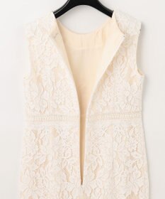 GRACE CONTINENTAL レースタイトドレス