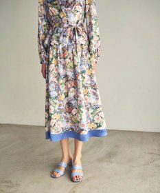 GRACE CONTINENTAL グラデフラワープリントスカート