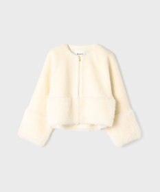 GRACE CONTINENTAL ウールボアジャケット