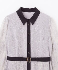 GRACE CONTINENTAL レーススパンコールワンピース