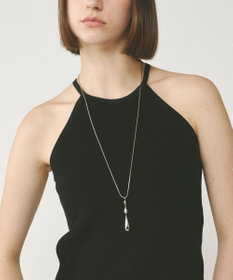 GRACE CONTINENTAL ドロップモチーフネックレス シルバー