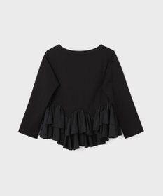 GRACE CONTINENTAL タフタフリルカットトップ