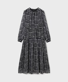 GRACE CONTINENTAL ハートキカプリントワンピース