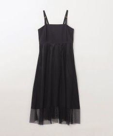 2024ss グレースコンチネンタル　メッシュコンビキャミワンピース　ロング メッシュコンビキャミワンピース / GRACE CONTINENTAL | GRACE