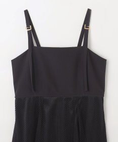 GRACE CONTINENTAL メッシュコンビキャミワンピース