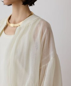 GRACE CONTINENTAL シアーニットバルーンジャケット