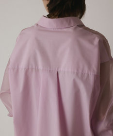 GRACE CONTINENTAL シアーコンビオーバーシャツ