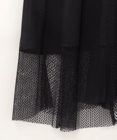 GRACE CONTINENTAL メッシュコンビキャミワンピース