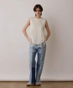 GRACE CONTINENTAL シアージャガードカットトップ