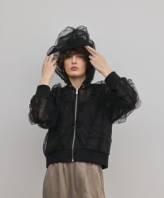 GRACE CONTINENTAL チュールパーカー