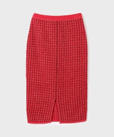 GRACE CONTINENTAL ツイードニットスカート