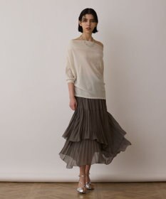 GRACE CONTINENTAL ドレープカットトップ キナリ