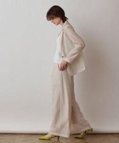 GRACE CONTINENTAL ブライトシアーパンツ キナリ